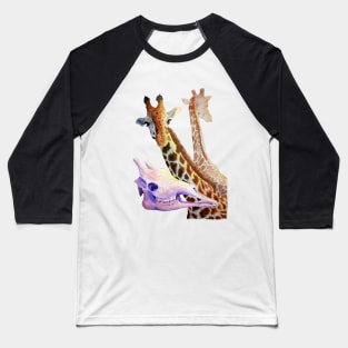 Giraffes Baseball T-Shirt